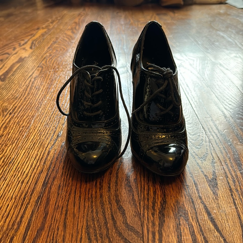 Also Patent Leather Lace Up Shoe